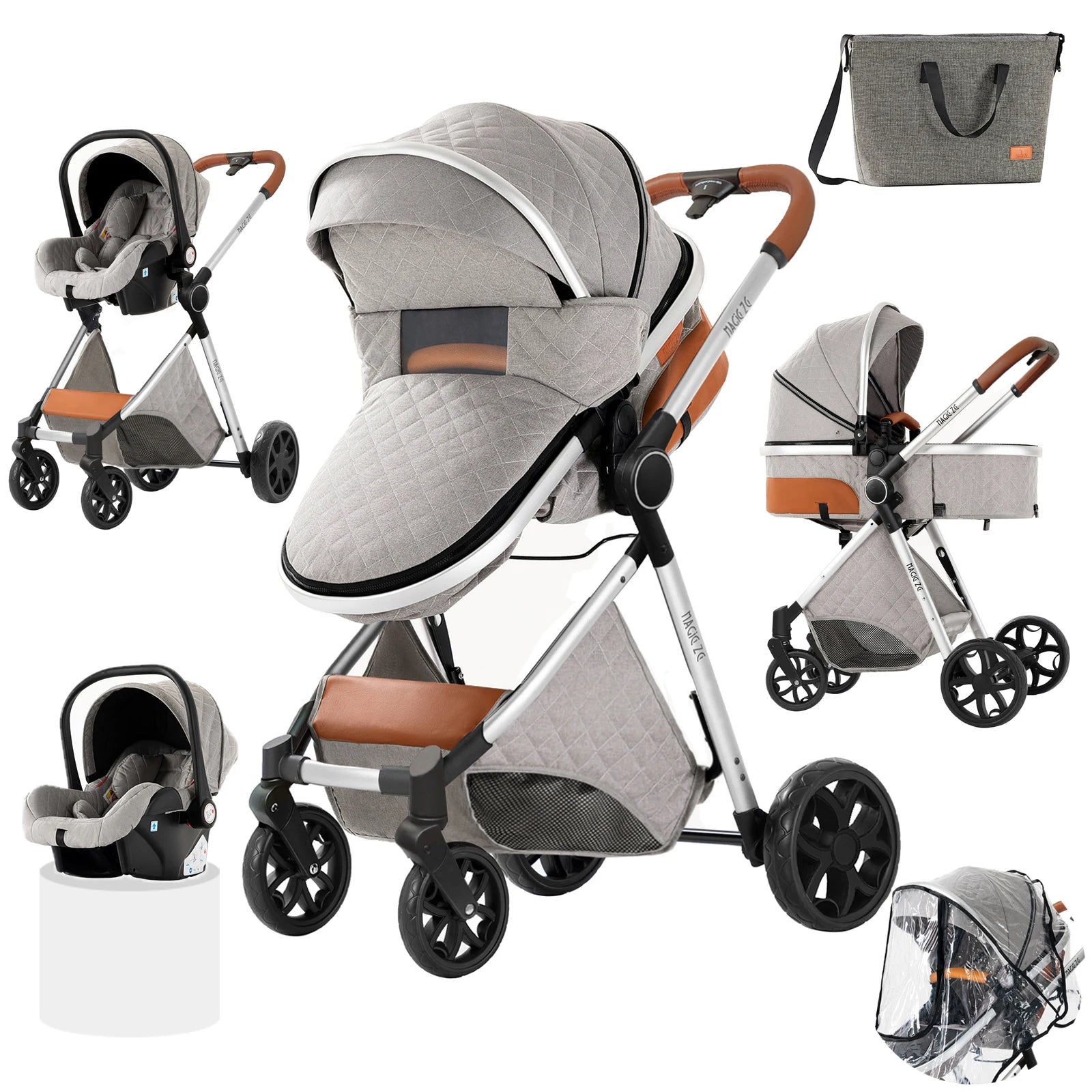 3-in-1 Newborn Stroller