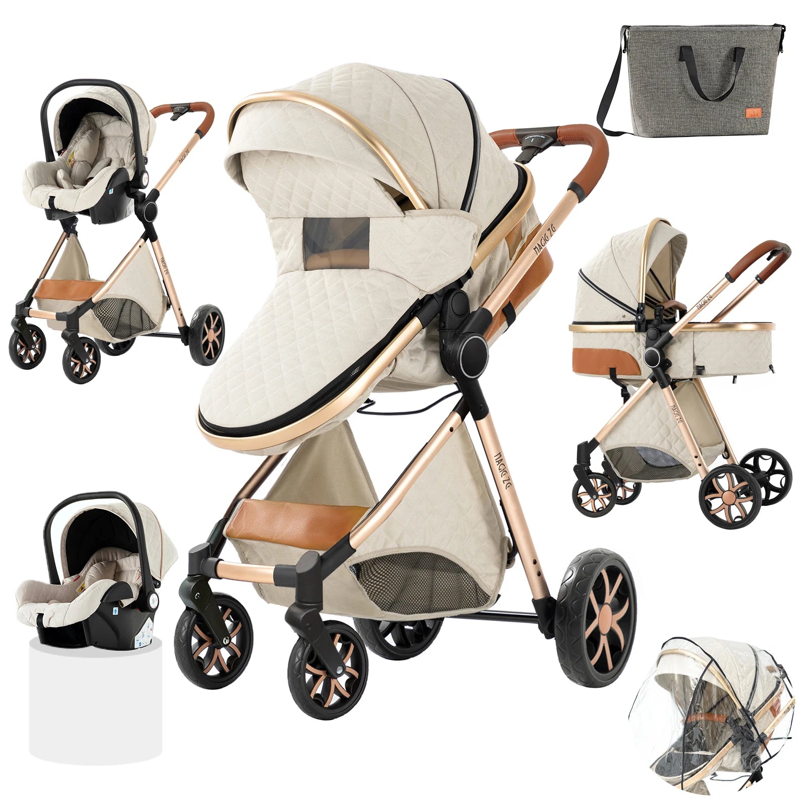3-in-1 Newborn Stroller