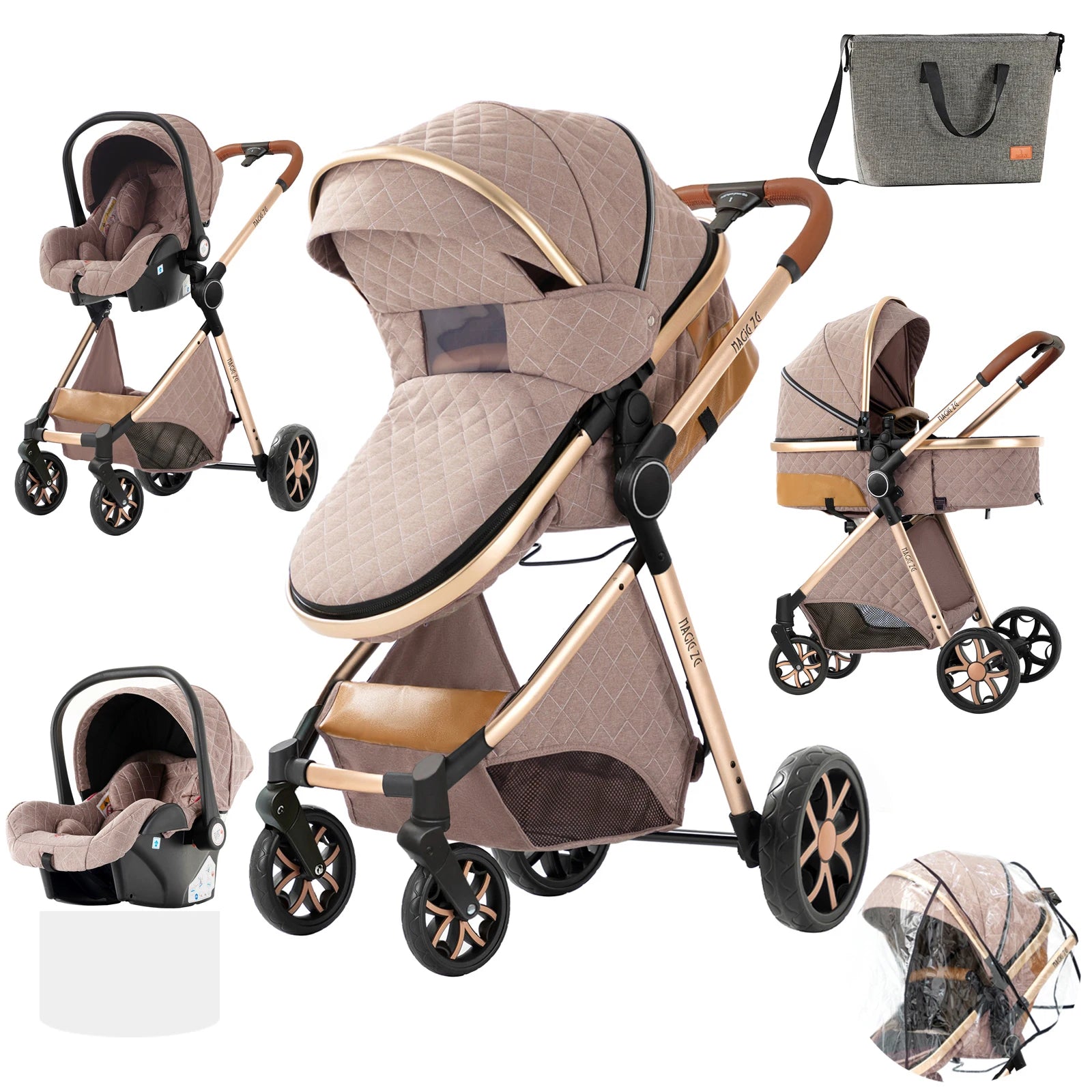 3-in-1 Newborn Stroller