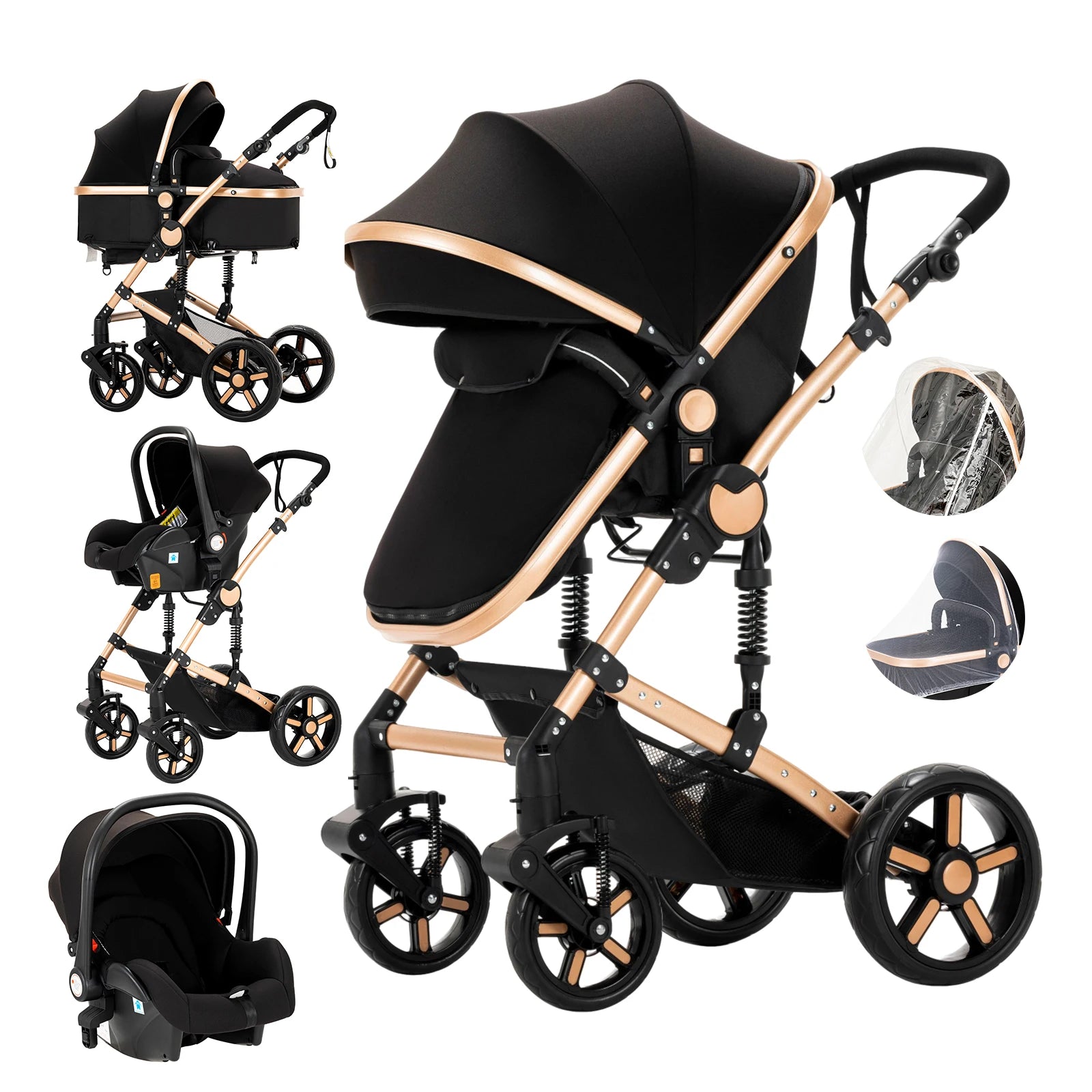 3-in-1 Newborn Stroller