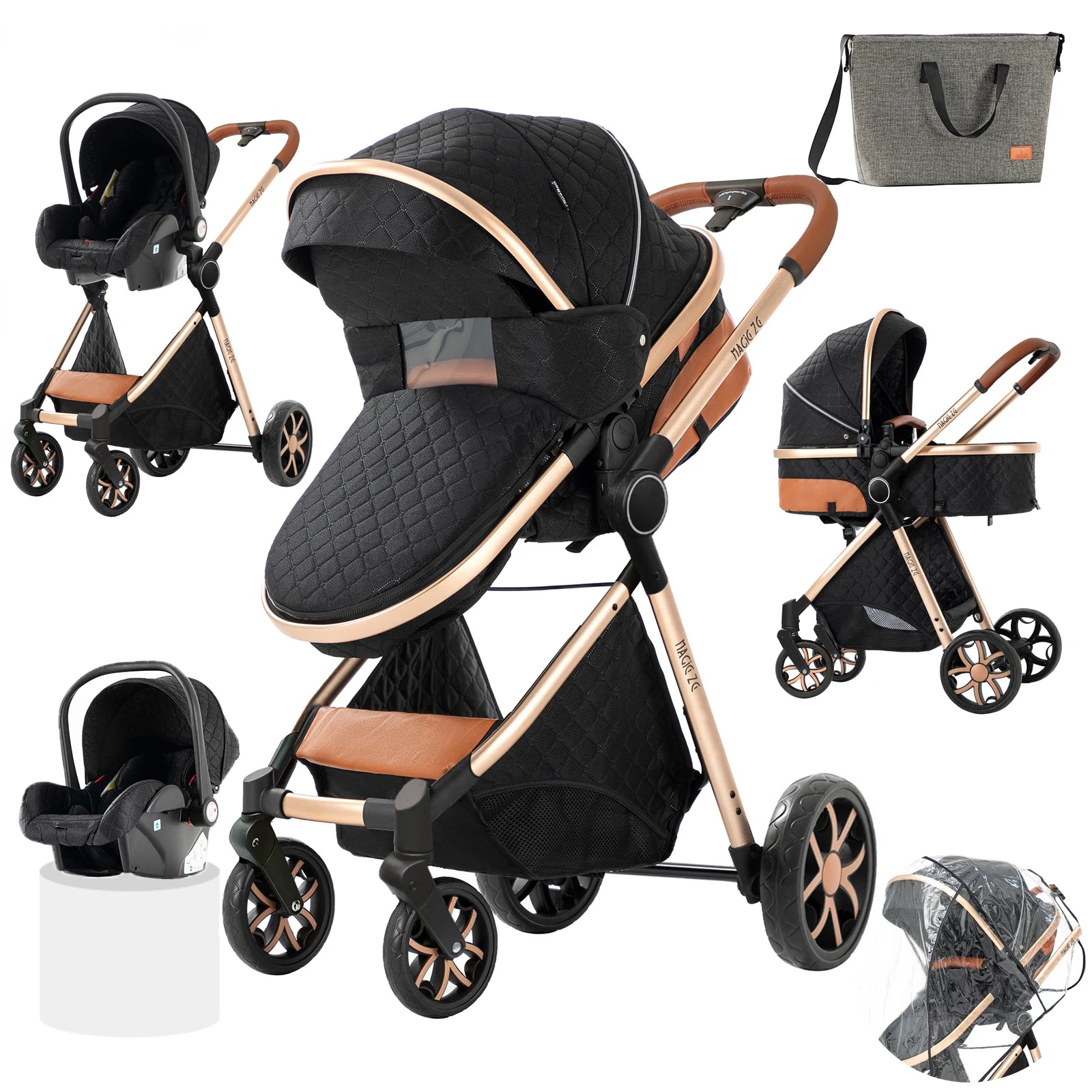 3-in-1 Newborn Stroller