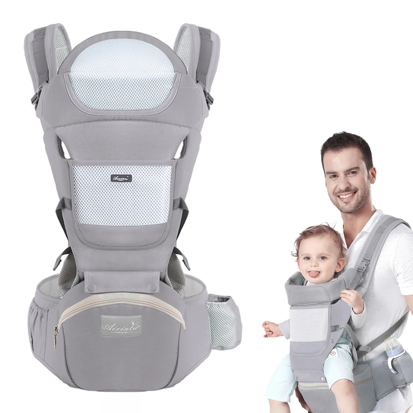 Ergonomic Baby Carrier & Waist Stool