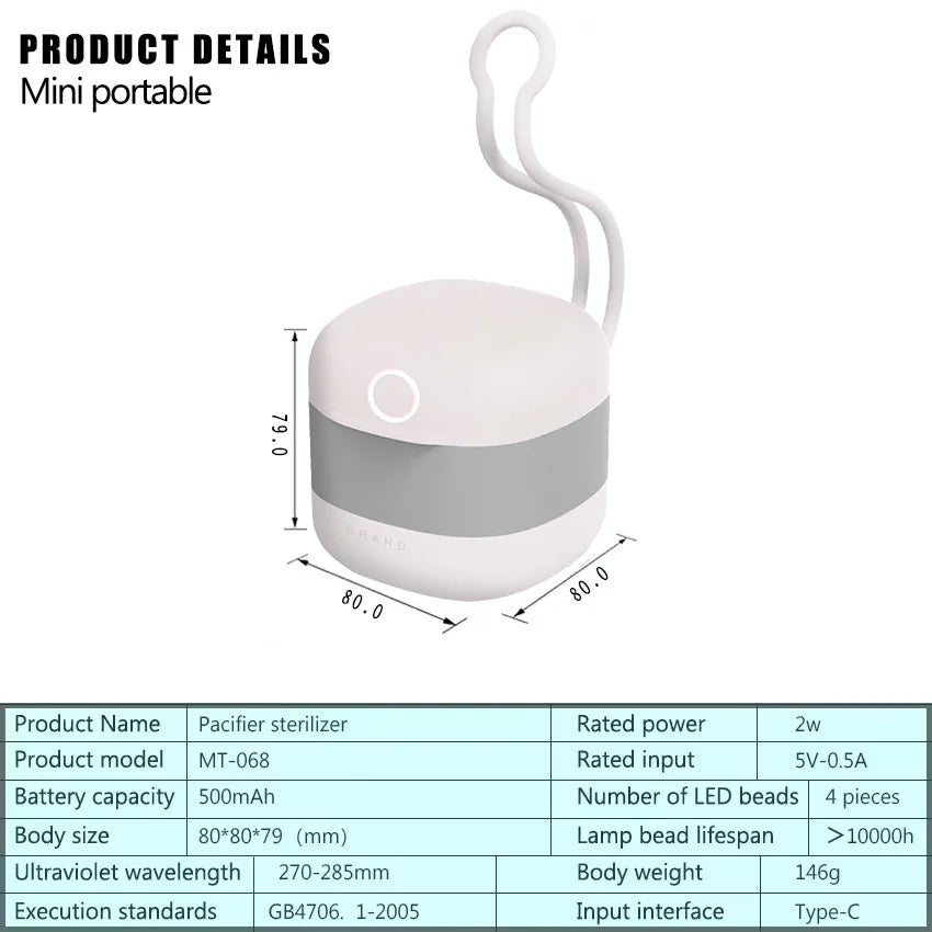 Mini UV Baby Sterilizer Box