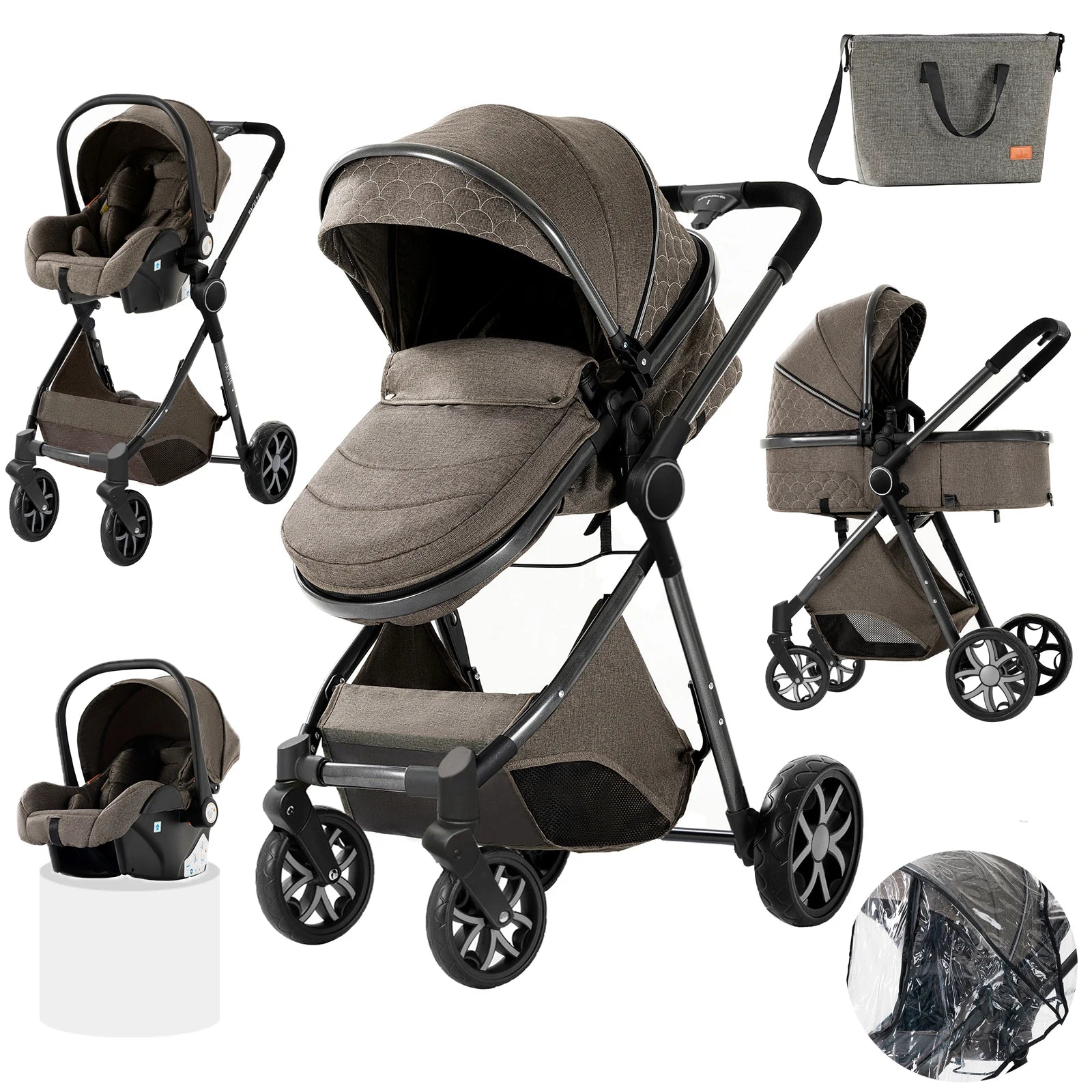 3-in-1 Newborn Stroller