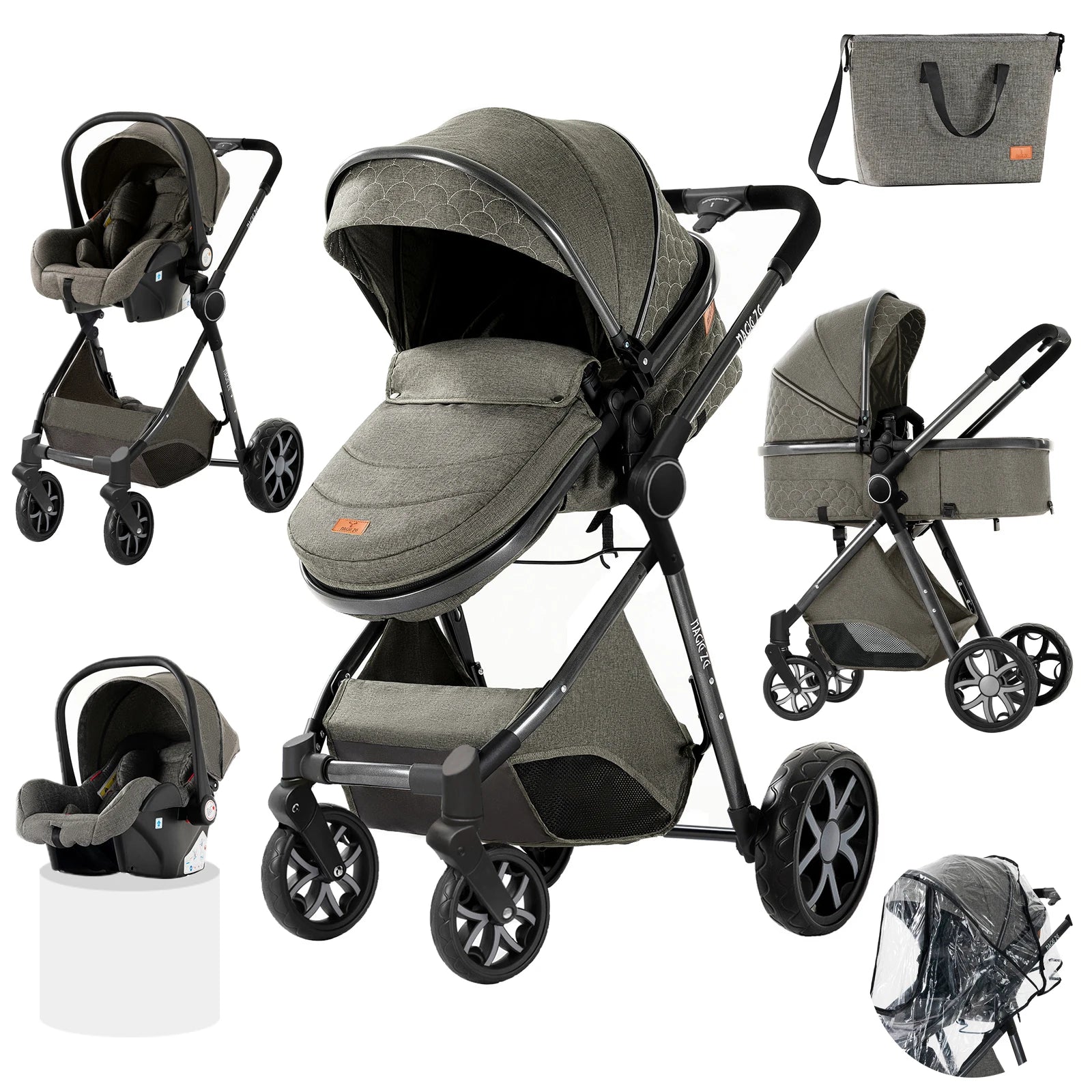 3-in-1 Newborn Stroller