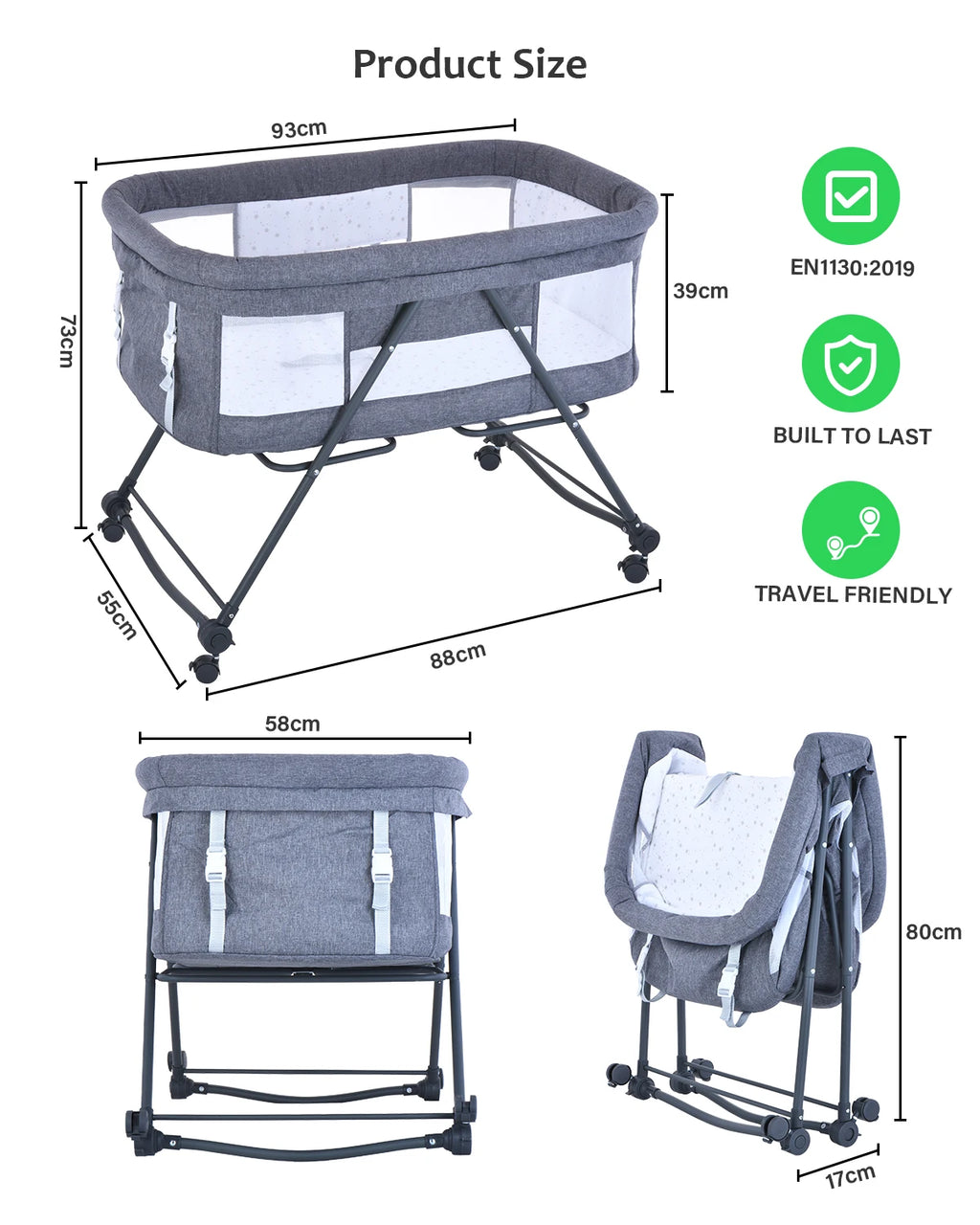 Portable Baby Travel Crib (XYT-001)