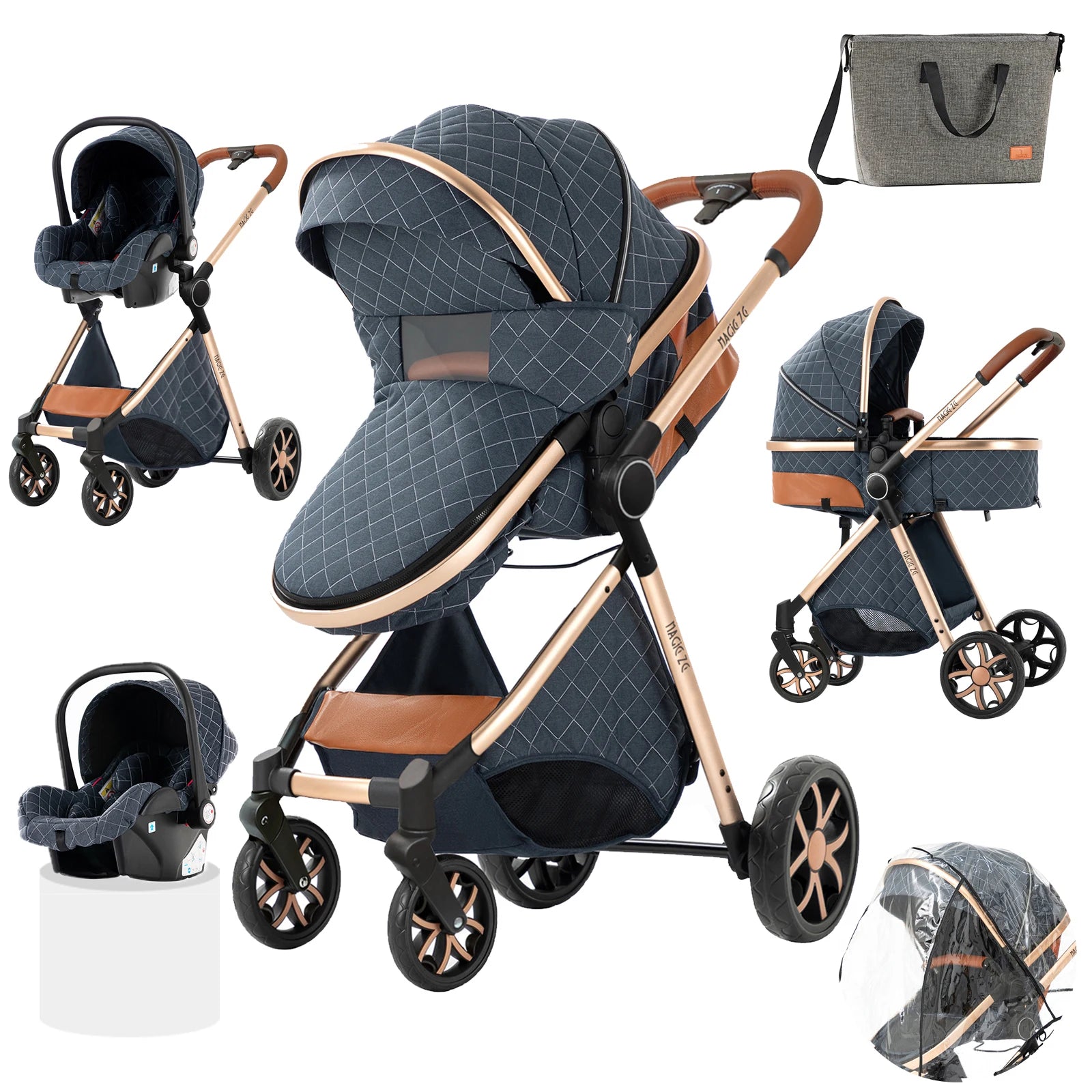 3-in-1 Newborn Stroller